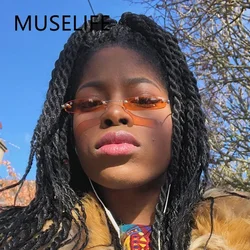 2025 UV400 Gradient Lens Frameless Sunglasses Men's Fashion Rimless Square Sun Glasses for Women