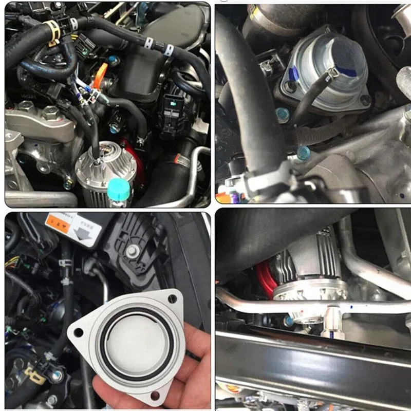 Red BOV Blow Off Valve Turbo Exhaust Valve Compatible with Honda Civic 10th Gen 1.5L Turbo 2016+ Engine Modification Part