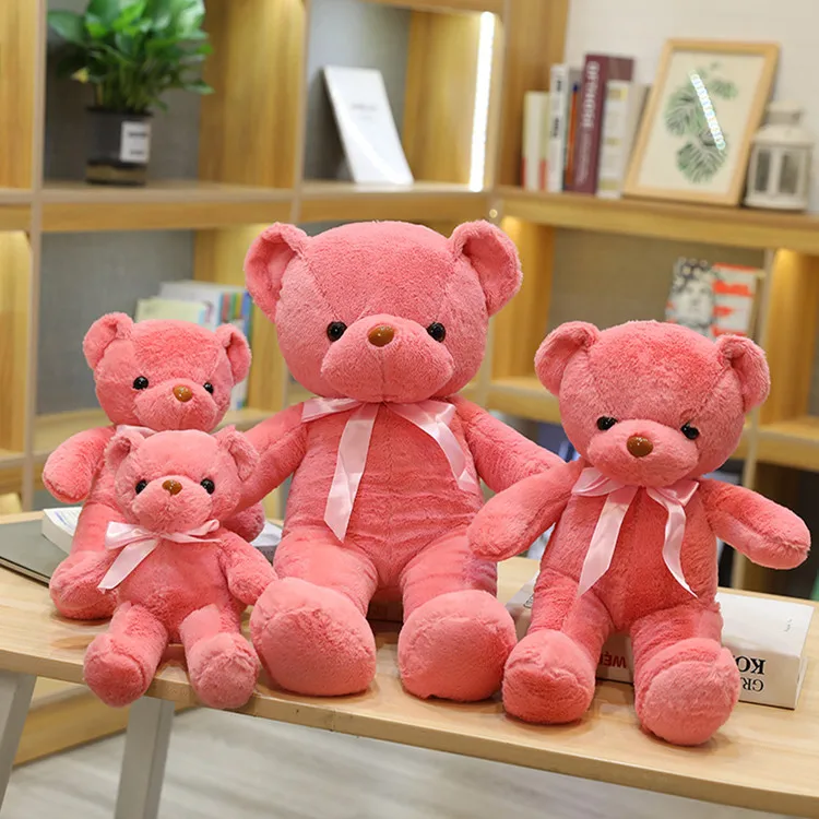 30cm 10 plush toys plush animal doll pink gray white small teddy bear doll cute birthday gift for daughter