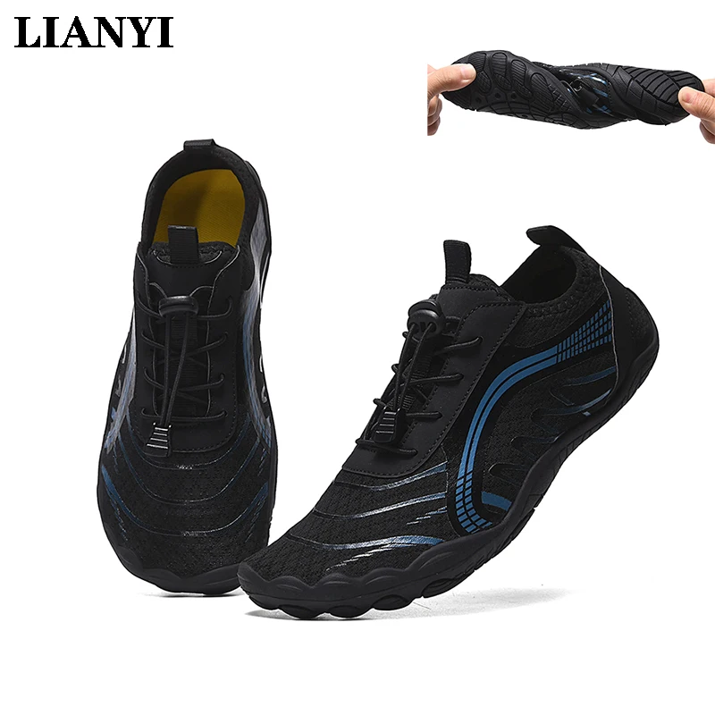 

LIANYI Мужская обувь для воды, домашняя обувь для йоги и фитнеса, быстросохнущая нескользящая дышащая спортивная обувь для плавания, бесплатная доставка 47 #
