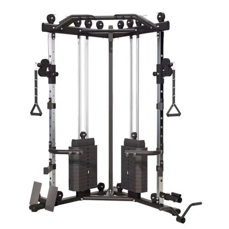 Multi-Functional Integrated Gym Trainer Commercial Strength Training Abdominal Exercise Fitness Equipment 140KG Weight Stack