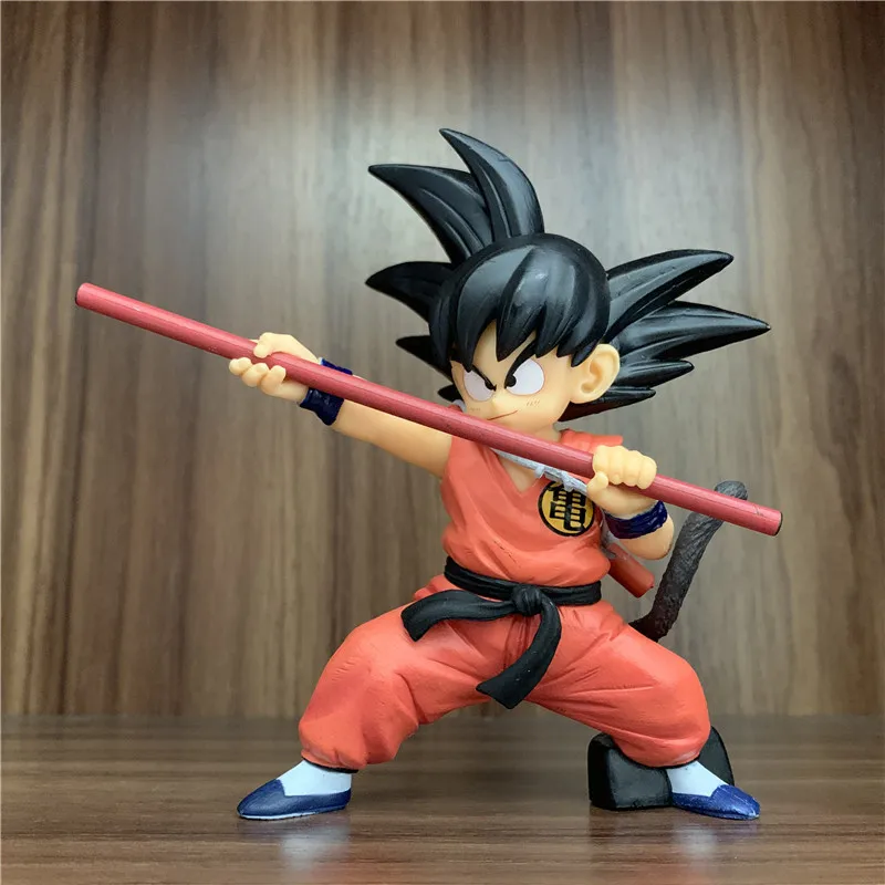 Naa Anime Dragon Ball Z Son Goku Kid Classic Scenes PVC Action Figure DBZ Goku Battle Piccolo Vegeta Master Roshi Model Toy 12cm