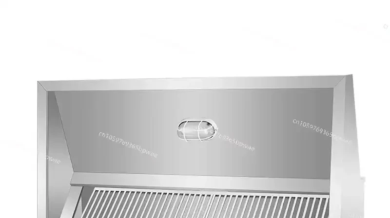 Commercial Thickened Stainless Steel Range Hood Strong Suction Kitchen Fume Extractor Purification Exhaust Hood for Restaurant