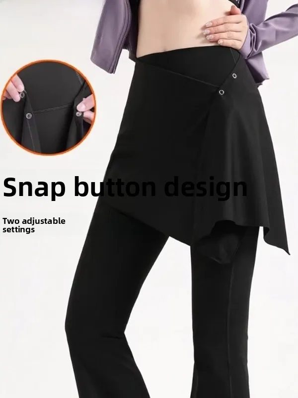 

Новая спортивная юбка-накидка Bla Irregular для йоги и фитнеса, женская, с высокой талией, А-силуэт, весна 2026, новая коллекция спортивной одежды