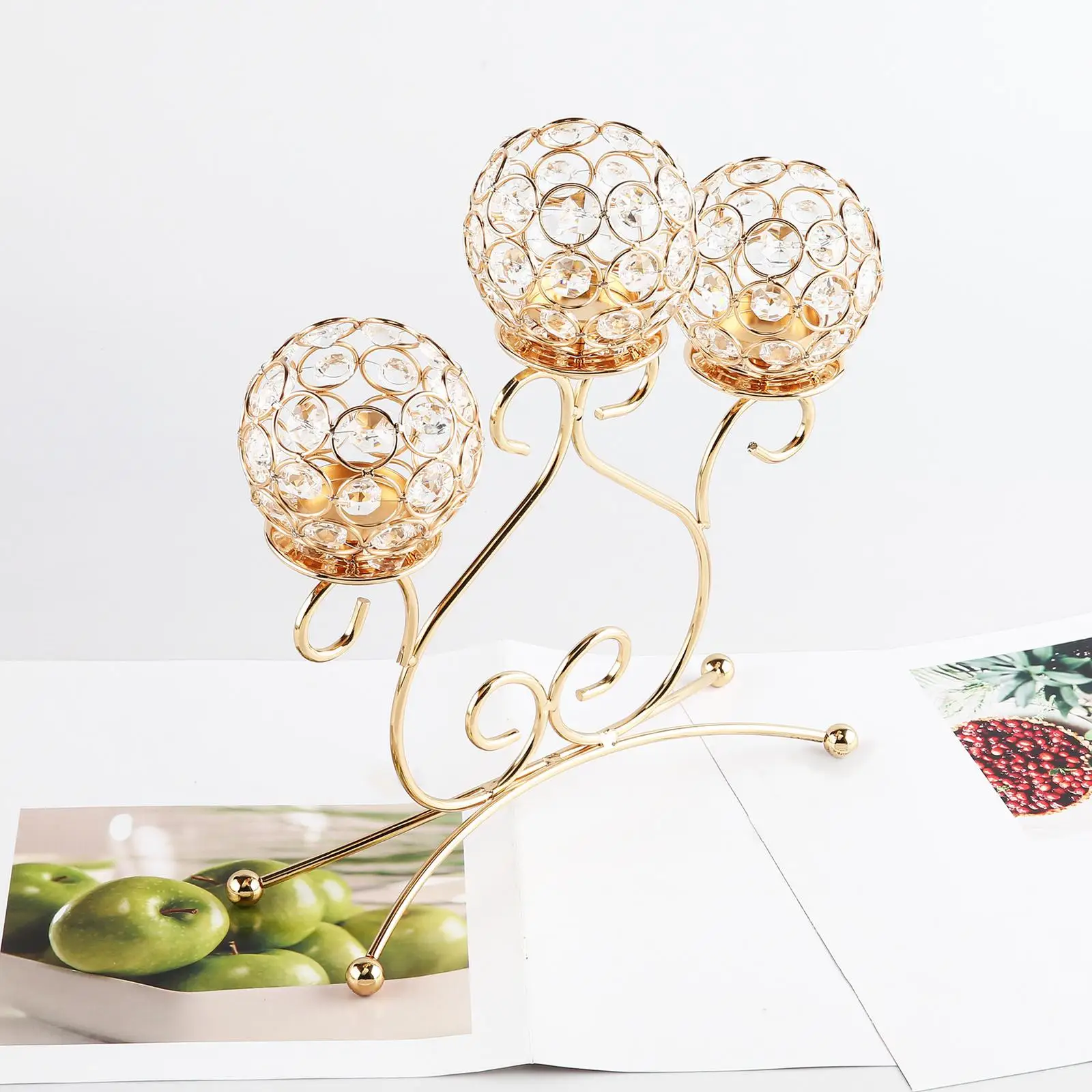 Elegant Decorative Candlestick Delicate Home Decoration Candelabrum Accessories