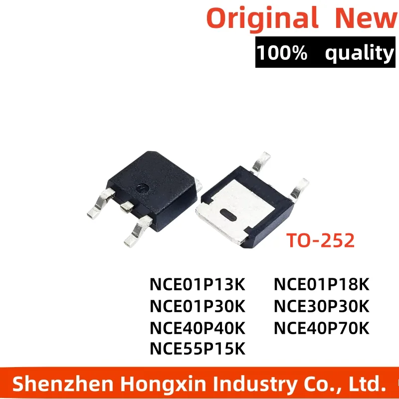 10 pieces of NCE01P30K 01P13K 01P18K 30P30K 40P40K 40P70K 55P15K TO-252 P-channel MOSFET