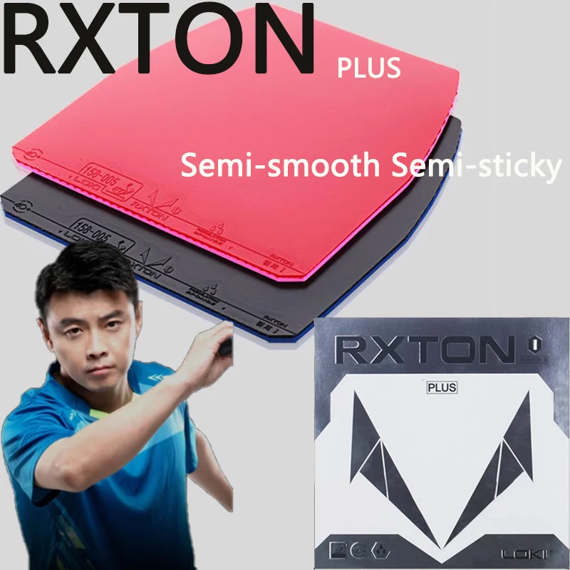 

ITTF Approved LOKI REXTON 1 PLUS Table Tennis Rubber Sheet Pimples in Semi Smooth Semi Sticky Ping Pong Rubber Loop Fast Attack