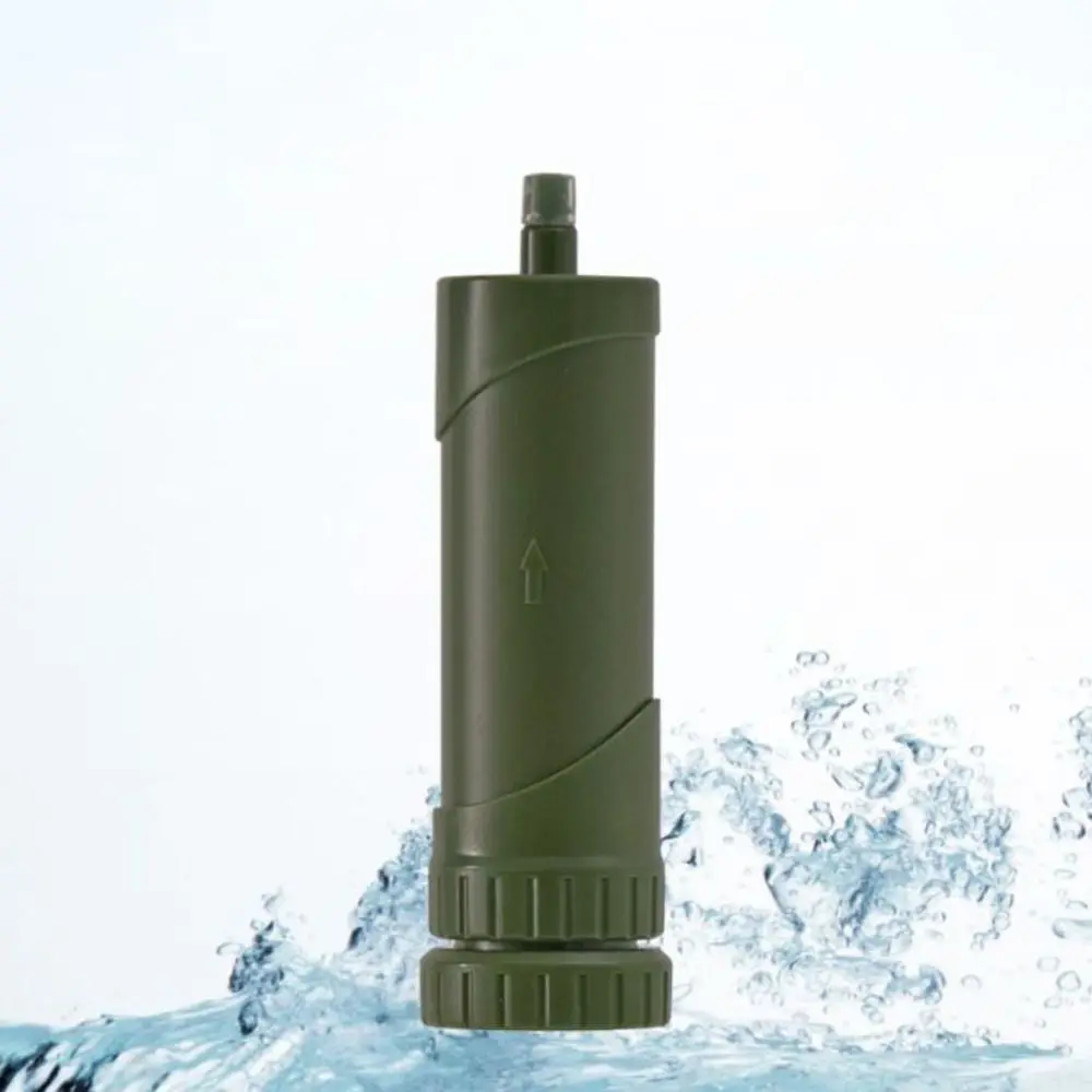 ABS في الهواء الطلق تصفية المياه الصغيرة القش الشرب المباشر القش منقي مياه الطوارئ بقاء منقي مياه صغير في الهواء الطلق #2