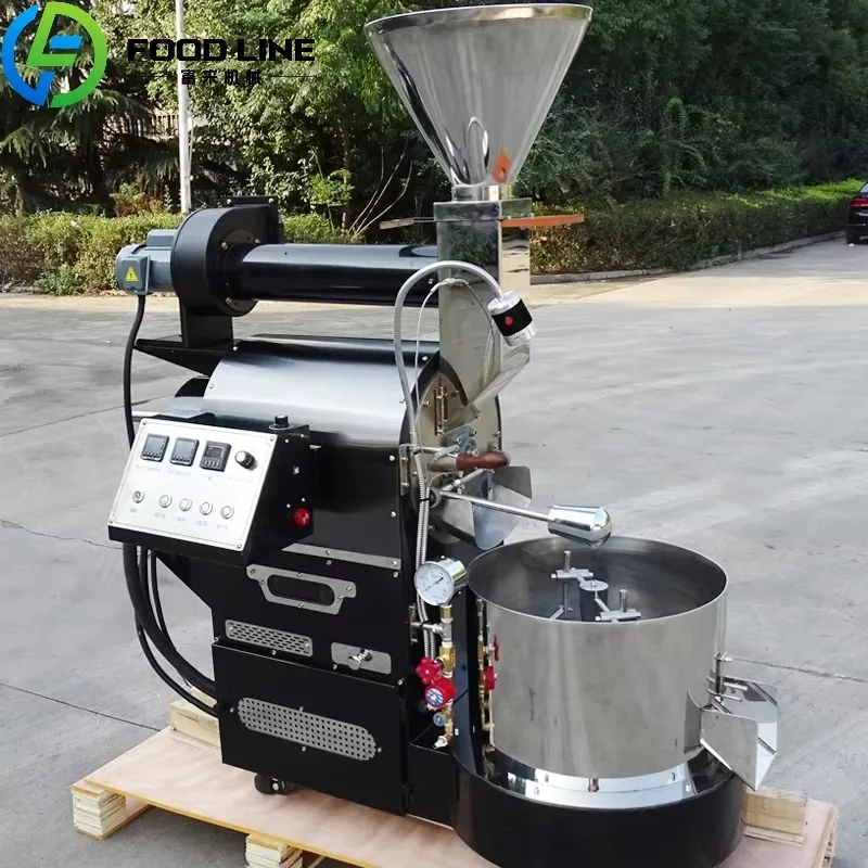 Professioneller 3-kg-Kaffeebohnenröster in Industriequalität für kleine Unternehmen