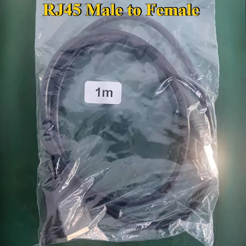 

8P8C FTP STP UTP RJ45 Cable Male To Female 100M/1000M Speed Cat5 Cat6e Screw Panel Mount Ethernet LAN Network Extension Cable