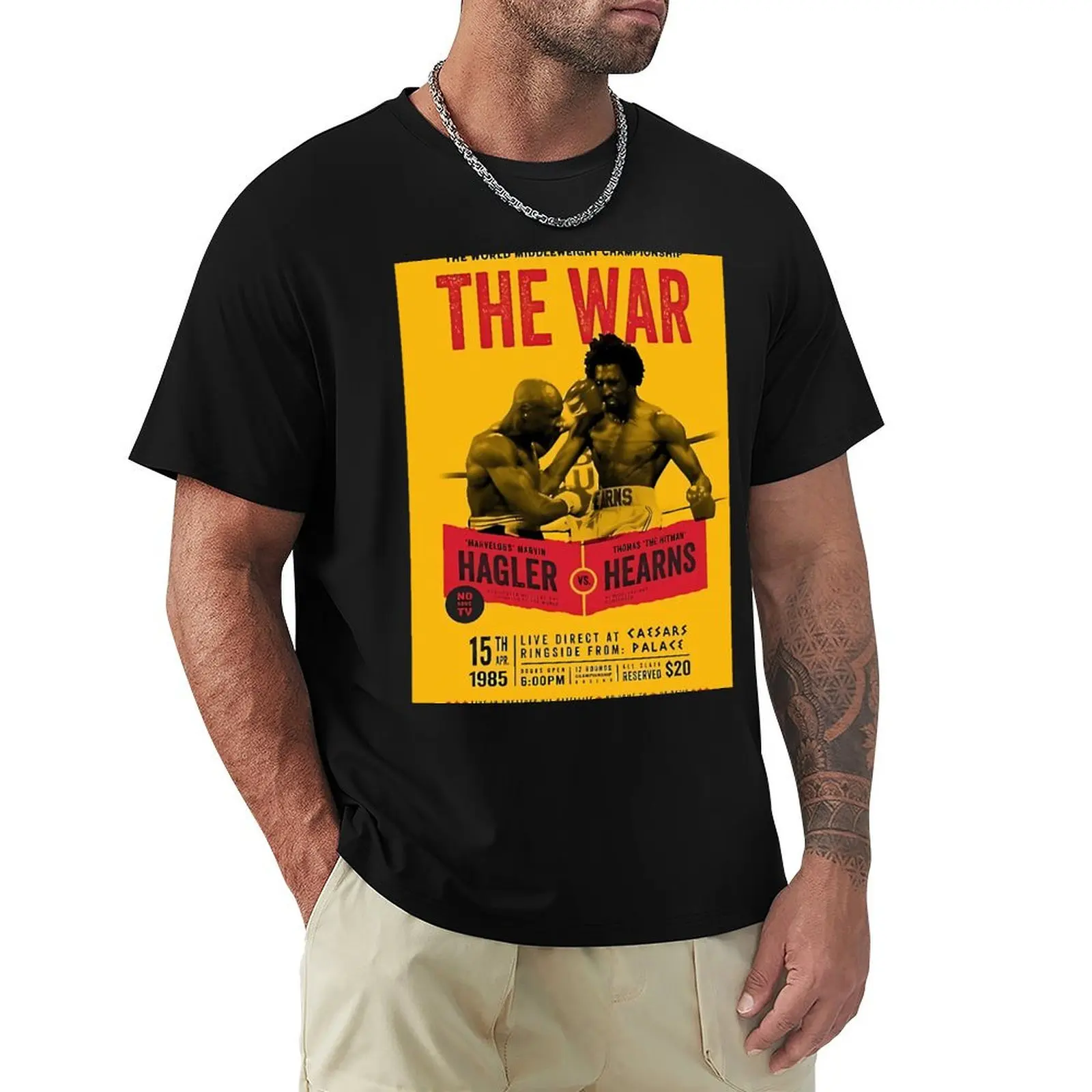 

Hagler v Hearns T-Shirt Anti-Pilling Casual T-Shirt