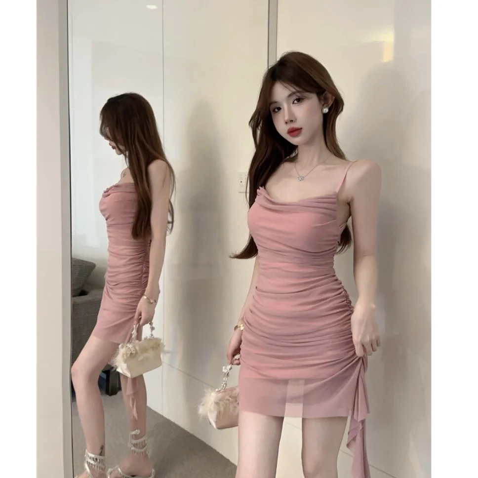 

Сексуальное модное летнее белое платье-труба с асимметричным кружевом и плиссированной юбкой