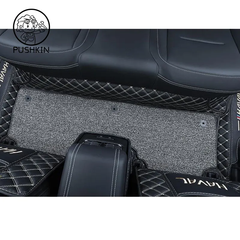 For Haval M6 PLUS 2022 2023 2024 Accessories Specialized Floor Mats Car Mat Catpet Leather Waterproof Foot Mat Black Full Covers