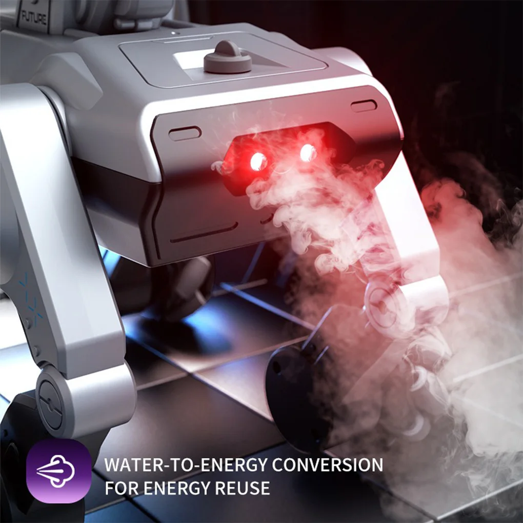 2.4G روبوت للتحكم عن بعد كلب 360 °   ألعاب جرو مدفع دوارة مع وضع اتبع الرقص والغناء للأطفال