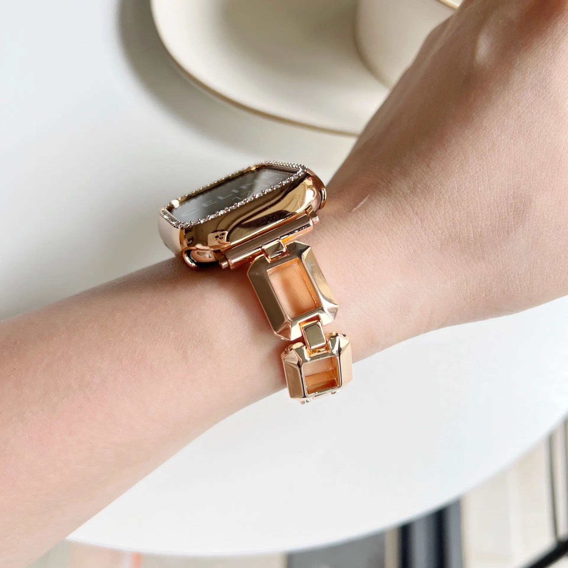 Bracelet For Apple Watch Series 9 8 7 41mm 45mm ultra 49mm Metal Stainless Steel Band For iWatch 9 8 7 6 5 se 40mm 44mm 42/38mm