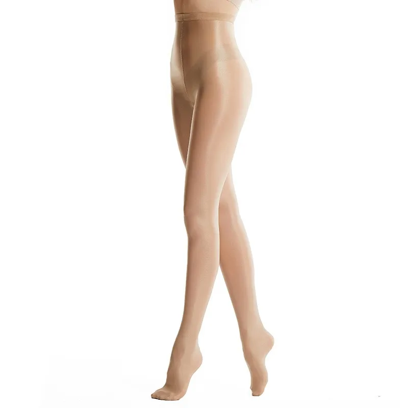 Pantimedias Brillantes de Talla Grande 70D, Pantimedias Moldeadoras con Acabado Brillante, Medias Reflectantes Sexys para Mujer