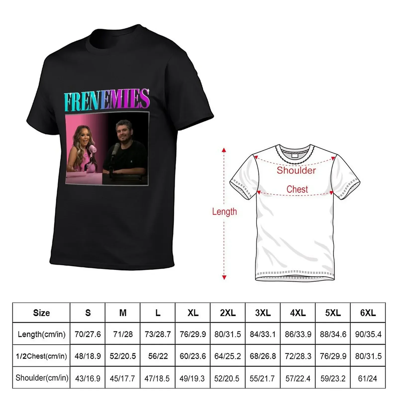 frenemies T-shirt plus size tops plus sizes summer top t shirts for men pack