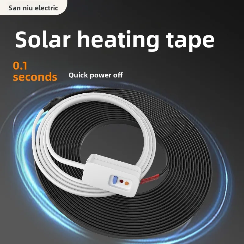 

Солнечная незамерзающая нагревательная лента для бытовых водопроводных труб - полный комплект водонепроницаемых нагревательных кабелей
