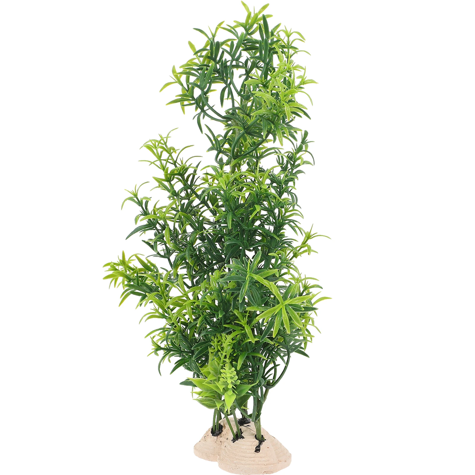 

Large Realistic Fake Aquarium Tank Decorations Lifelike Plastic Plants For Fish Tank Landscaping Home Office Thickened