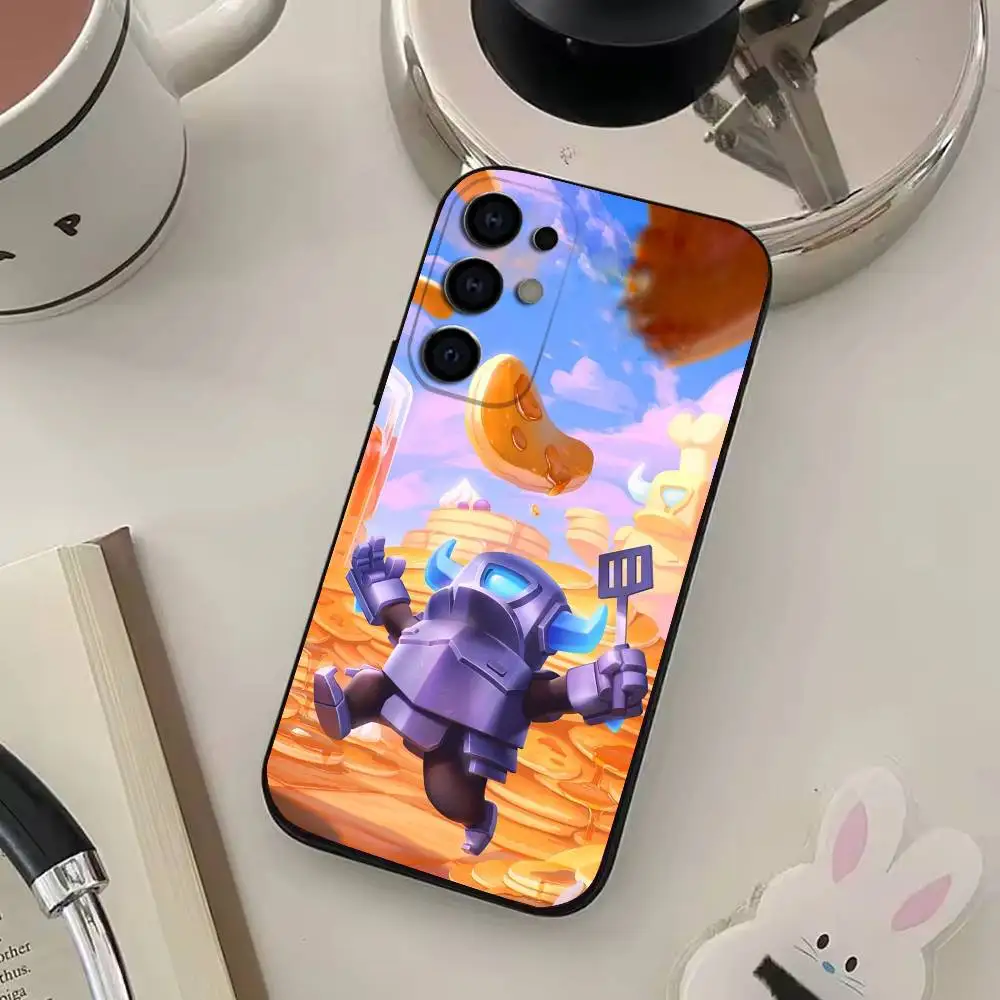 Чехол для телефона C-Clash Game R-Royale для Samsung S25, S24, S21, S22, S23, S30, Ultra, S20, Plus, мягкий силиконовый черный чехол