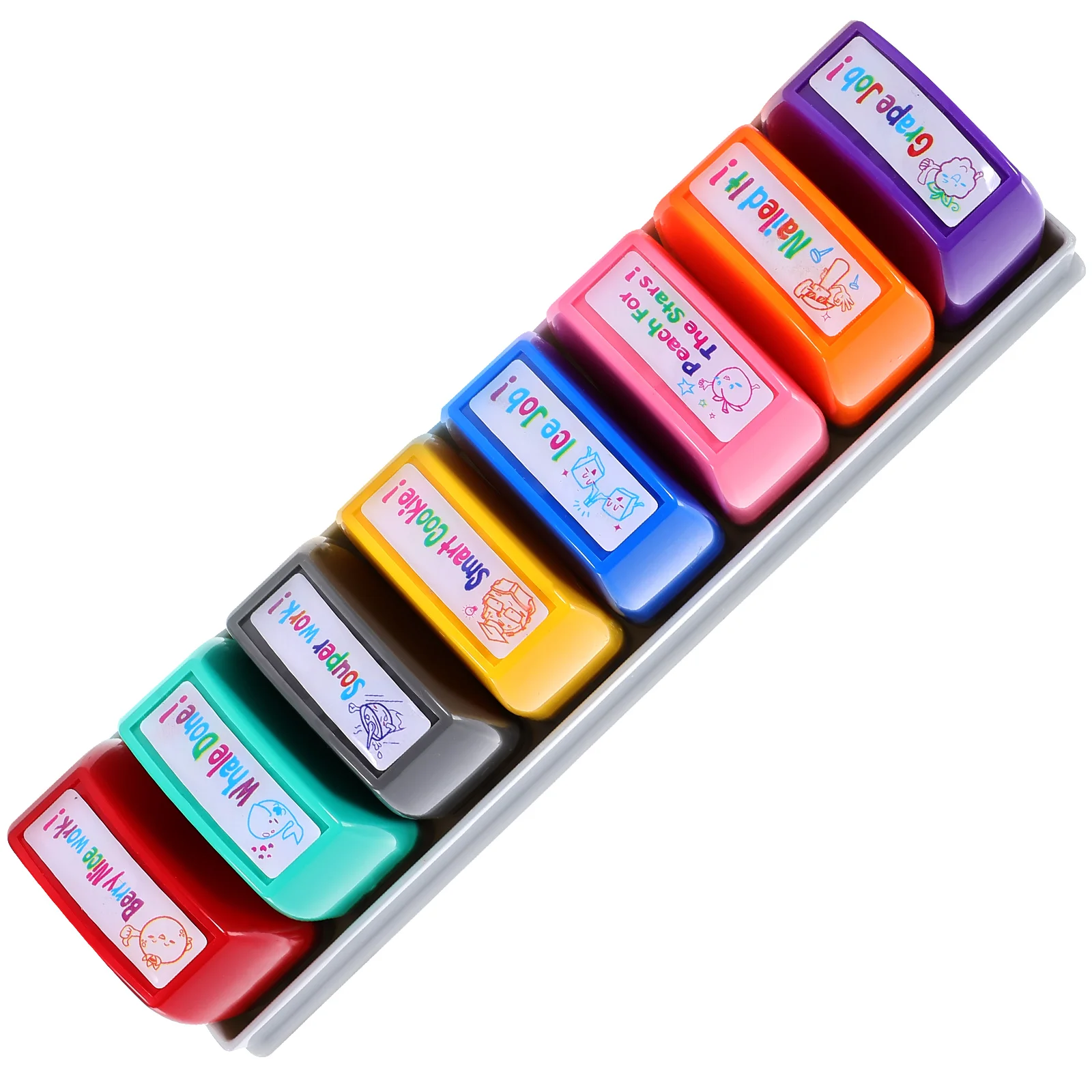 Teacher Toy Stamp Stamps for Teachers Seal Multi-use Comment Stampers Abs School Remark Toddler Student Educational Small