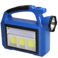 Solar Handheld Searchlight Powered Portable For COB LED Work Light Handheld Lantern Flashlight Outdoor Camping Hiking Flashlight