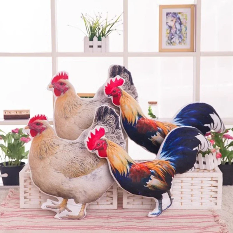 

Имитация животных, курица, ферма, цыпленок, модель дикой природы, семейная ферма, плюшевая игрушка, мягкая кукла, подушка, подарки для мальчиков и девочек