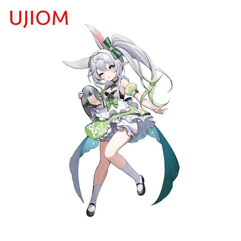 UJIOM For Cute Bunny Genshin Impact Nahida Wall Stickers Lovely Game Girl Graphics Cdesign Decals Wardrobe Skateboard Decor