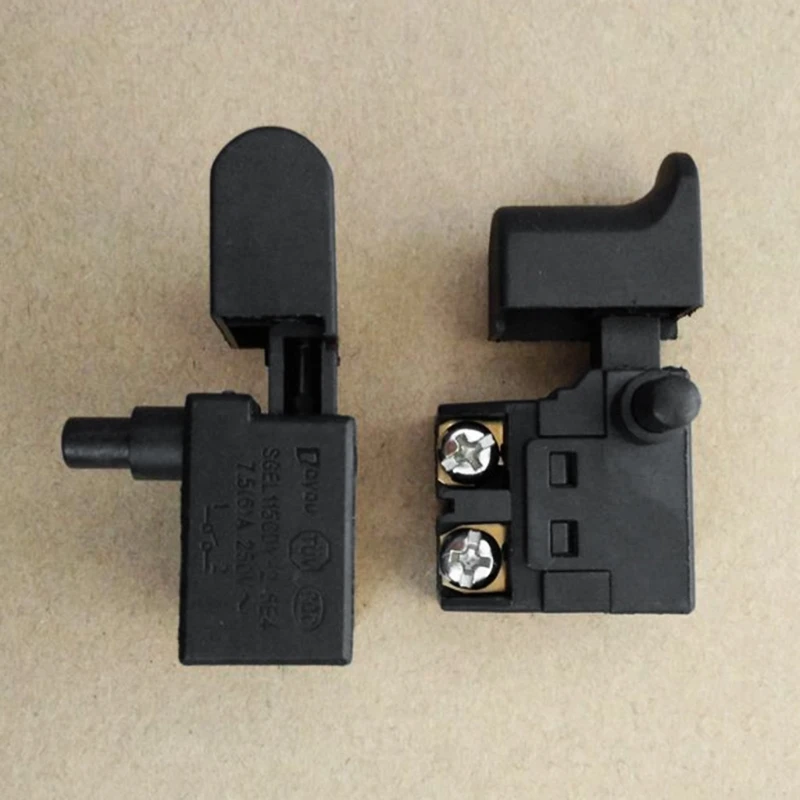 250V 6A Trigger Button Switch Speed Control Trigger Lock on Electric Power Tools Used for Cutting Machine Electric