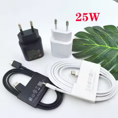 Samsung 25w PD Charger Super Fast Charge Adapter 1/1.8 M Type C Cable For Galaxy S25 S24 S23 S22 Ultra Z Flip Fold 7 6 5 4 3 A26