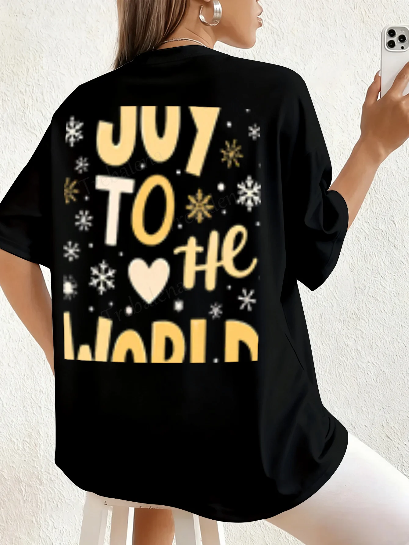 T-shirt femme Joy to the World T-shirt de Noël - Style vacances festif