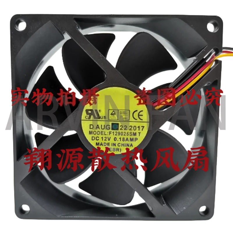 

F129025SMT DC12V 0.18A Трехпроводной 9CM Вентилятор для оборудования