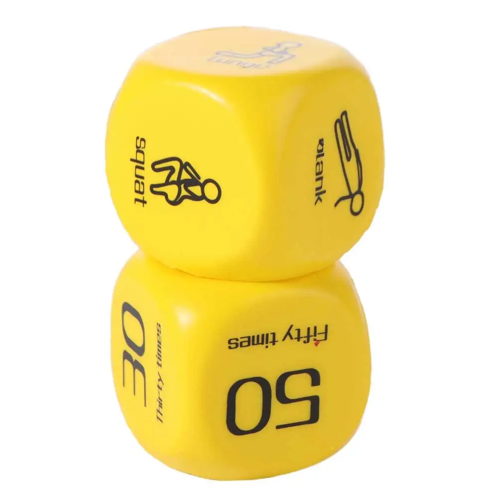 2 pezzi 6 programmi di allenamento progetto fitness casuale palla push-up EVA serie fitness giocattoli 10-60 volte divertente palla sportiva morbida coppia