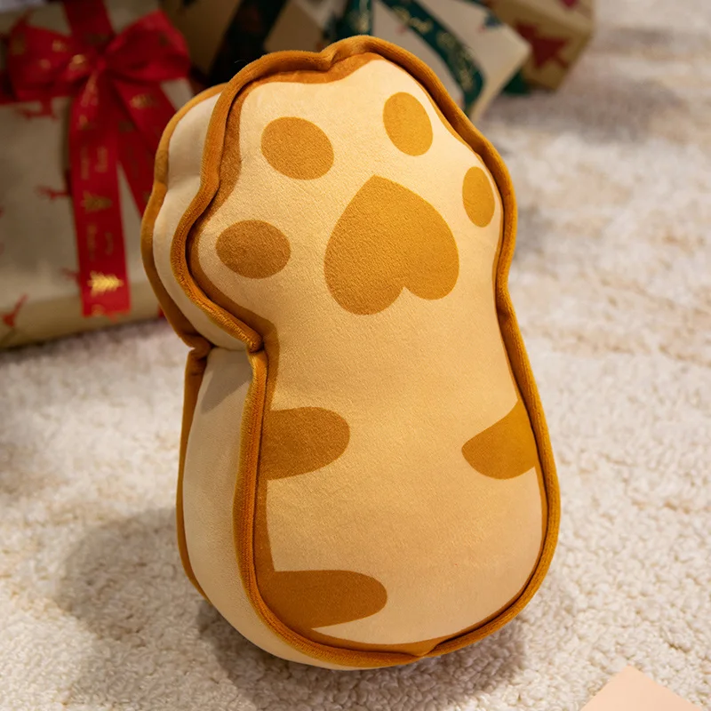 

25/45cm Cartoon Soft Taiyaki Plush Doll Pillow Biscuit Cookie Fish Cat Paw Animal Stuffed Toy Home Decoration Gift
