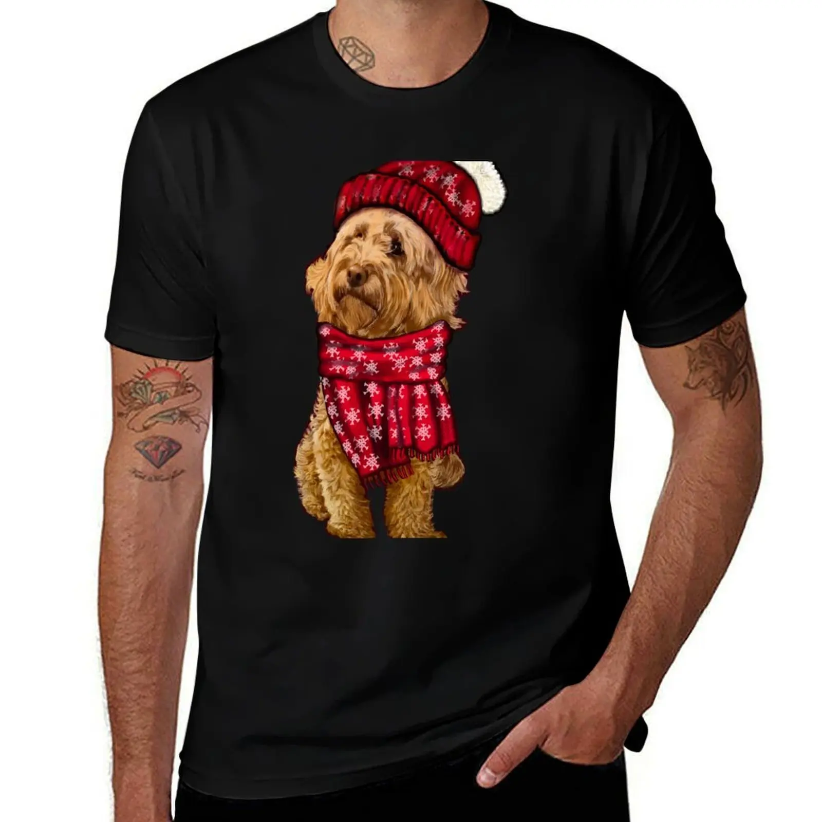 

wearing man Cavoodle anime for man Cute T-Shirt puppy white t dogs pack funny shirt shirts clothes t tshirt dog Cavapoo designer