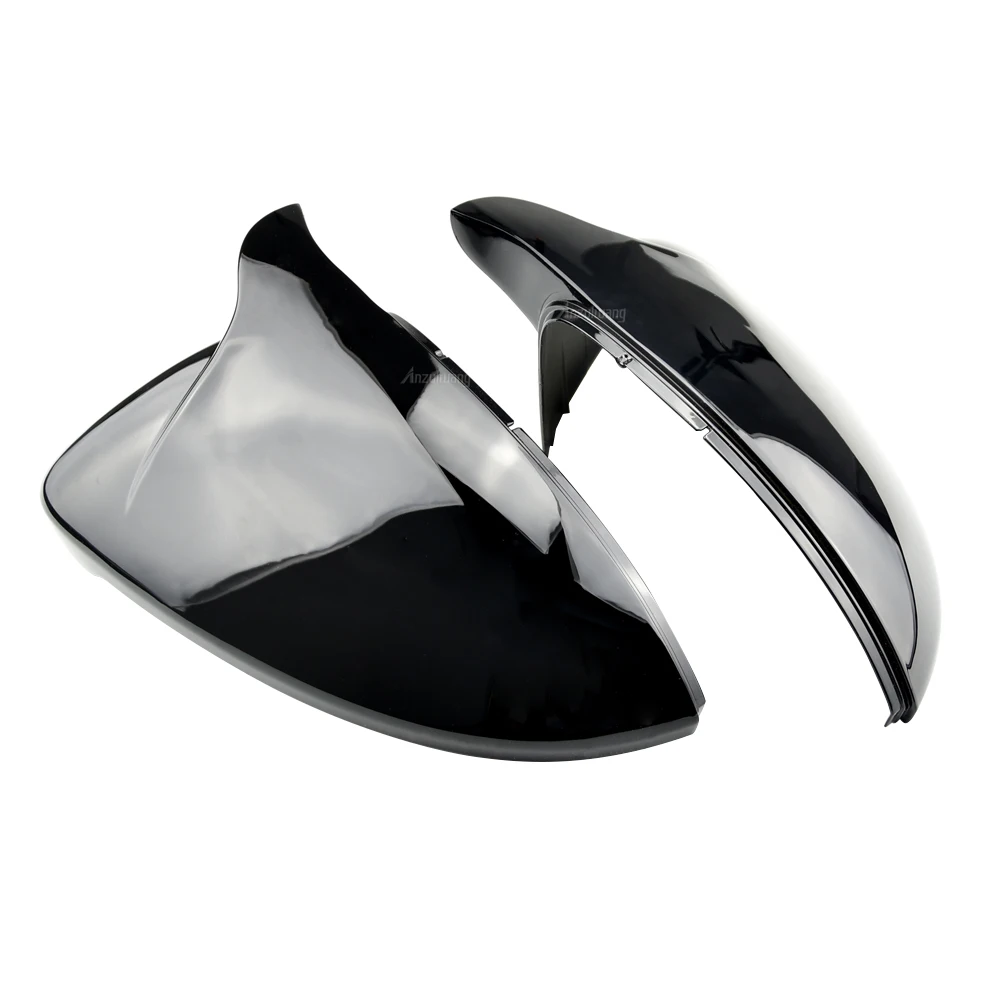 

2PCS Gloss Black Car Rearview Side Mirror Cover For VW GOLF 7 MK7 MK7.5 R GTI 2014-2019 Auto Exterior Parts
