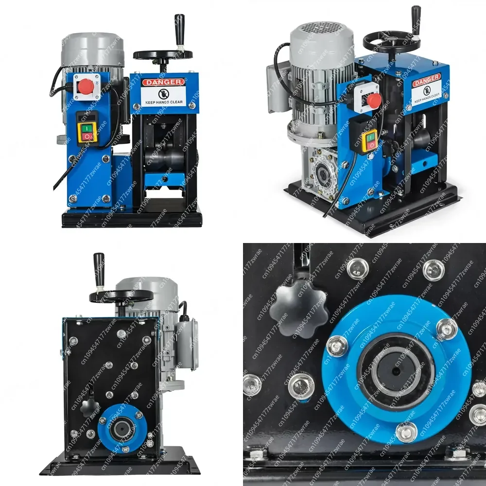 For BXJDD16 220V Blue Portable Electric Wire Stripping Machine