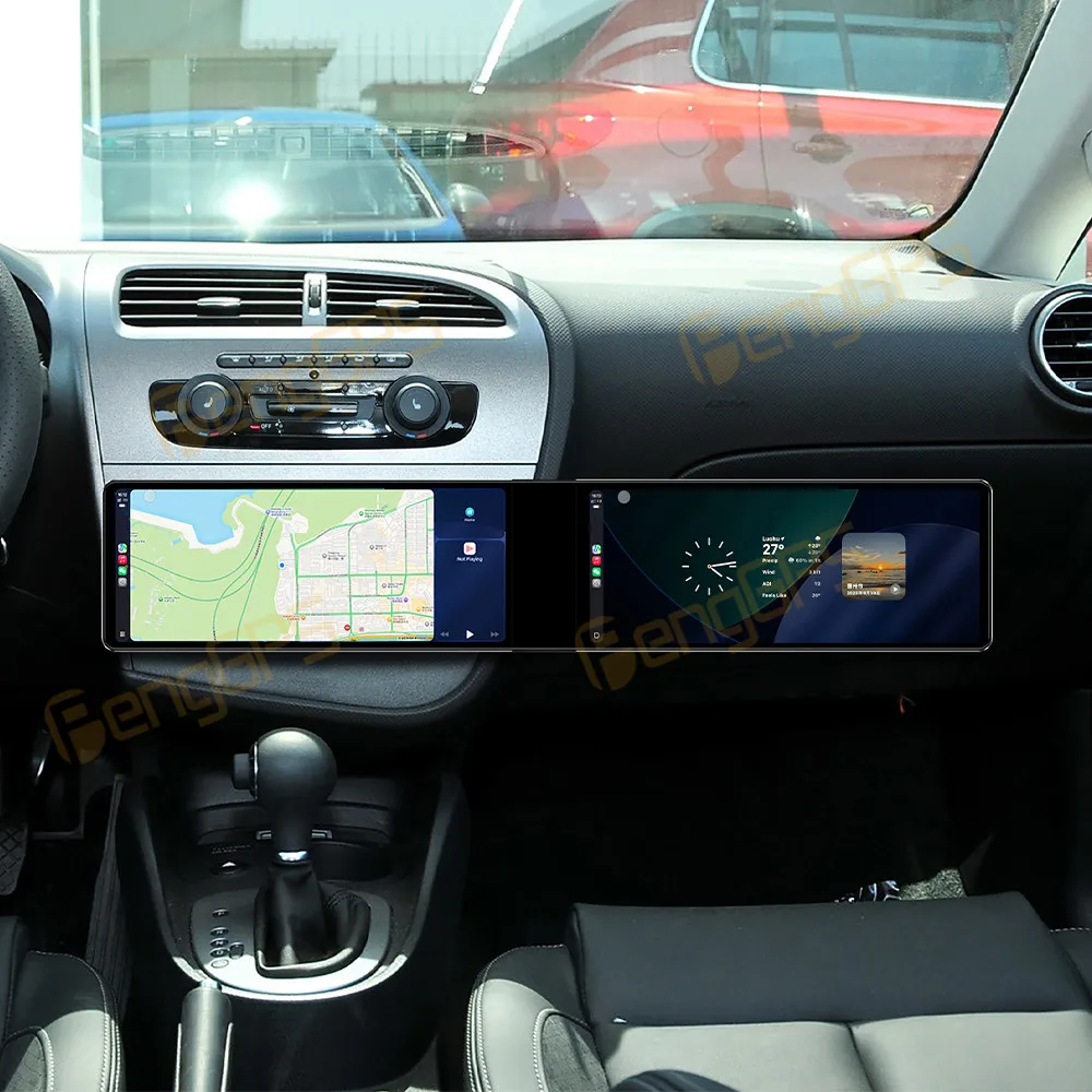 Radio para Auto con Pantalla de 24.6 Pulgadas para Seat Leon 2005-2012, Android Auto, GPS, Navegación, Reproductor Multimedia, Receptor Estéreo, Unidad Principal