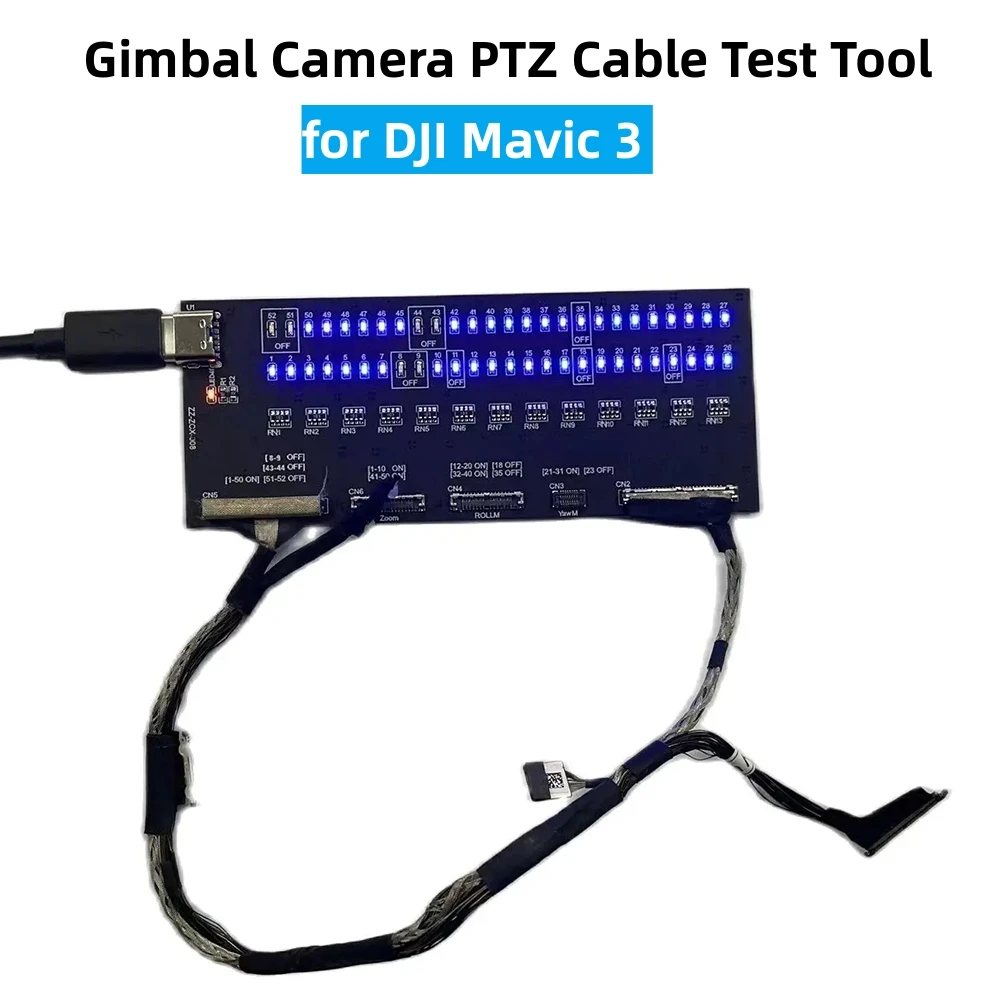 Zupełnie nowe kamera kardanowa narzędzie do tester do kabli PTZ dla dronów DJI Mavic 3 płyta testowa naprawy części