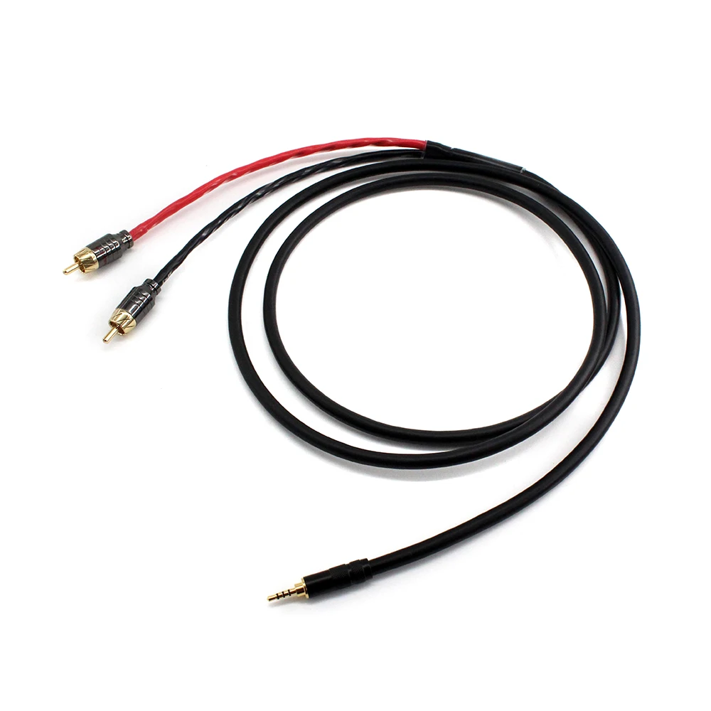 CANARE L-4E6S HIFI TRRS Balanced 2.5mm to 2 RCA Male Audio Cable For Cayin N5 Iriver AK240 AK380 AK120II Amp Onkyo DP-X1