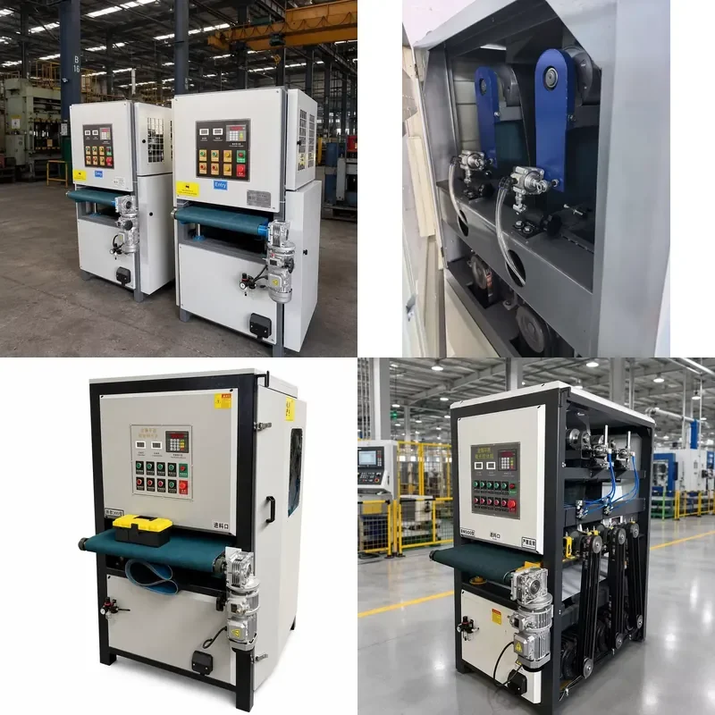 Industrial Automatic Carbon Steel Plate Deburring & Edge Rounding Machine with Motor and Gear 5.5kW Power 1 Year