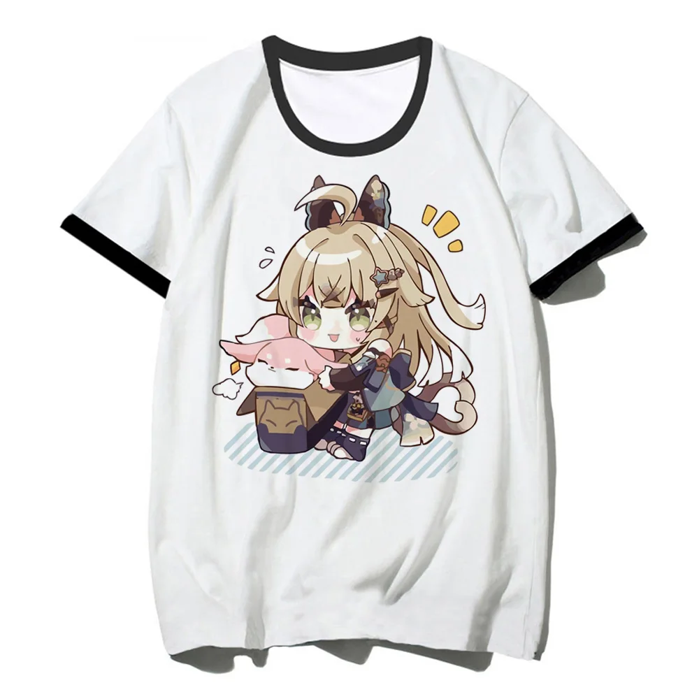 

Genshin Impact t-shirts women comic t shirt girl designer anime Japanese clothes