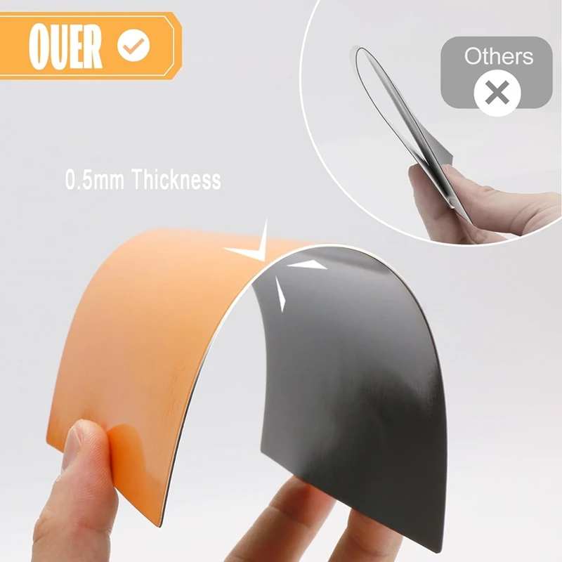 شريط ورقي مغناطيسي يستقر وملصقات ملصقات ، ختم ، قطع ، صنع بطاقات ، سميكة ، 8 عبوات