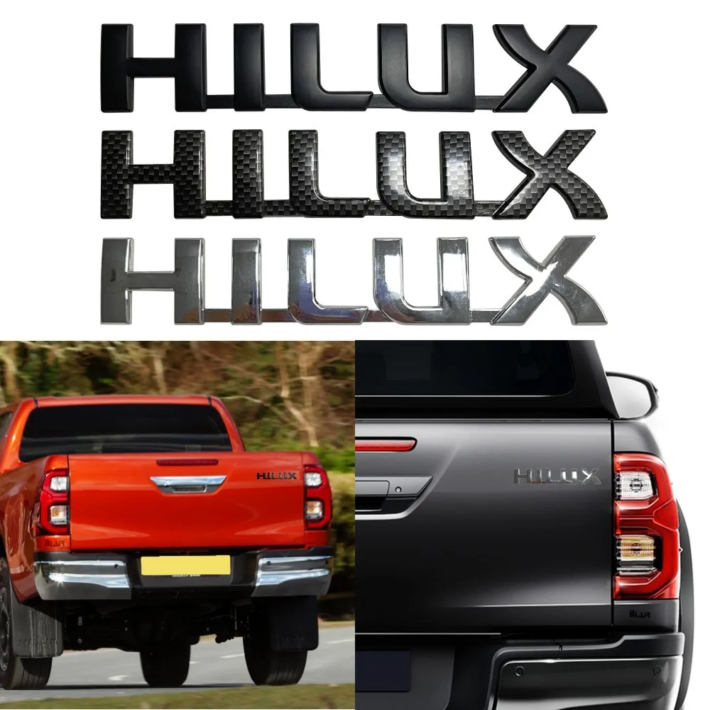 HILUX original letter logo car stickers for Toyota Herax body modified accessories trunk tail rear decoration label decals