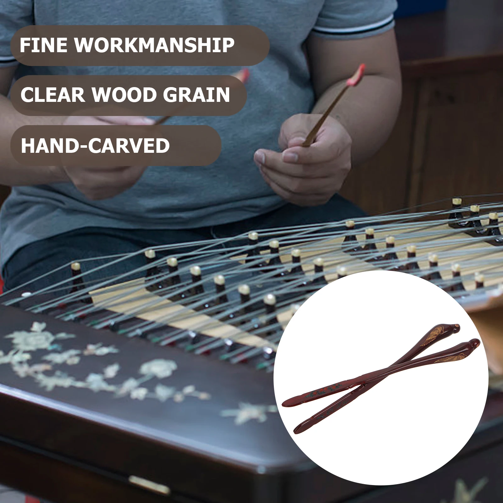 

2 Pcs Hairpin Dulcimer Exercise Hammer Work Best Walking Cane for Balance