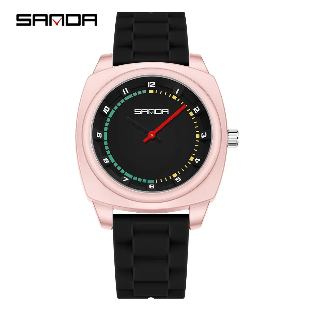 

SANDA SD9109 роскошные мужские кварцевые часы допаминовые спортивные водонепроницаемые ночники роскошные простые мужские кварцевые часы