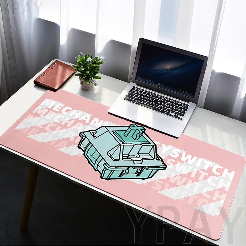 الوردي حصيرة مكتبية ألعاب ماوس لوحة ماوس كبيرة مكتب مكتب منصات كبيرة لوحة المفاتيح لوحة المفاتيح أغطية المفاتيح ماوس الحصير للكمبيوتر #2