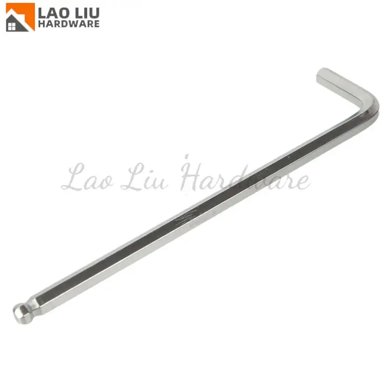 

Nickel-plated extended hexagonal wrench ball head round head ball head hexagonal spoon edge inner hexagonal wrench