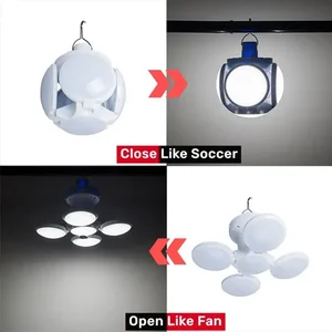 Solar wiederaufladbare LED -Lampe, tragbares Klapplicht, Fußballbirne, Power Display Taschenlampe 10 Hauptverkäufe Erste -Hilfe -Kit für Fußball - №9