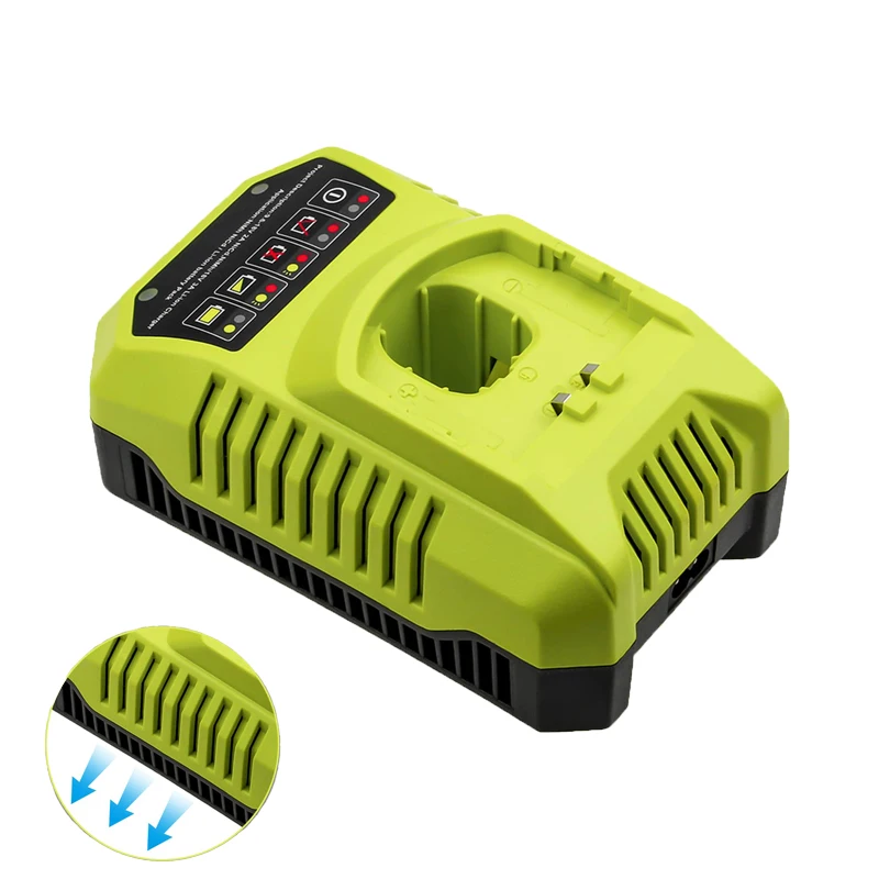 

Portable Battery Charger Power Tool Battery Charging Station for RYOBI 19.6–18V Batteries P117 Lithium-ion Battery Fast Charger
